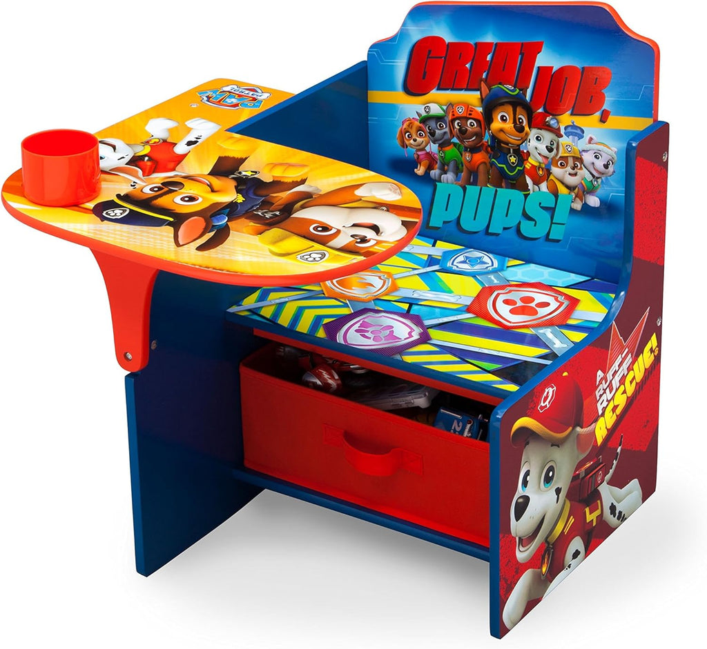 Delta Children Chair Desk with Storage Bin, Nick Jr. PAW Patrol