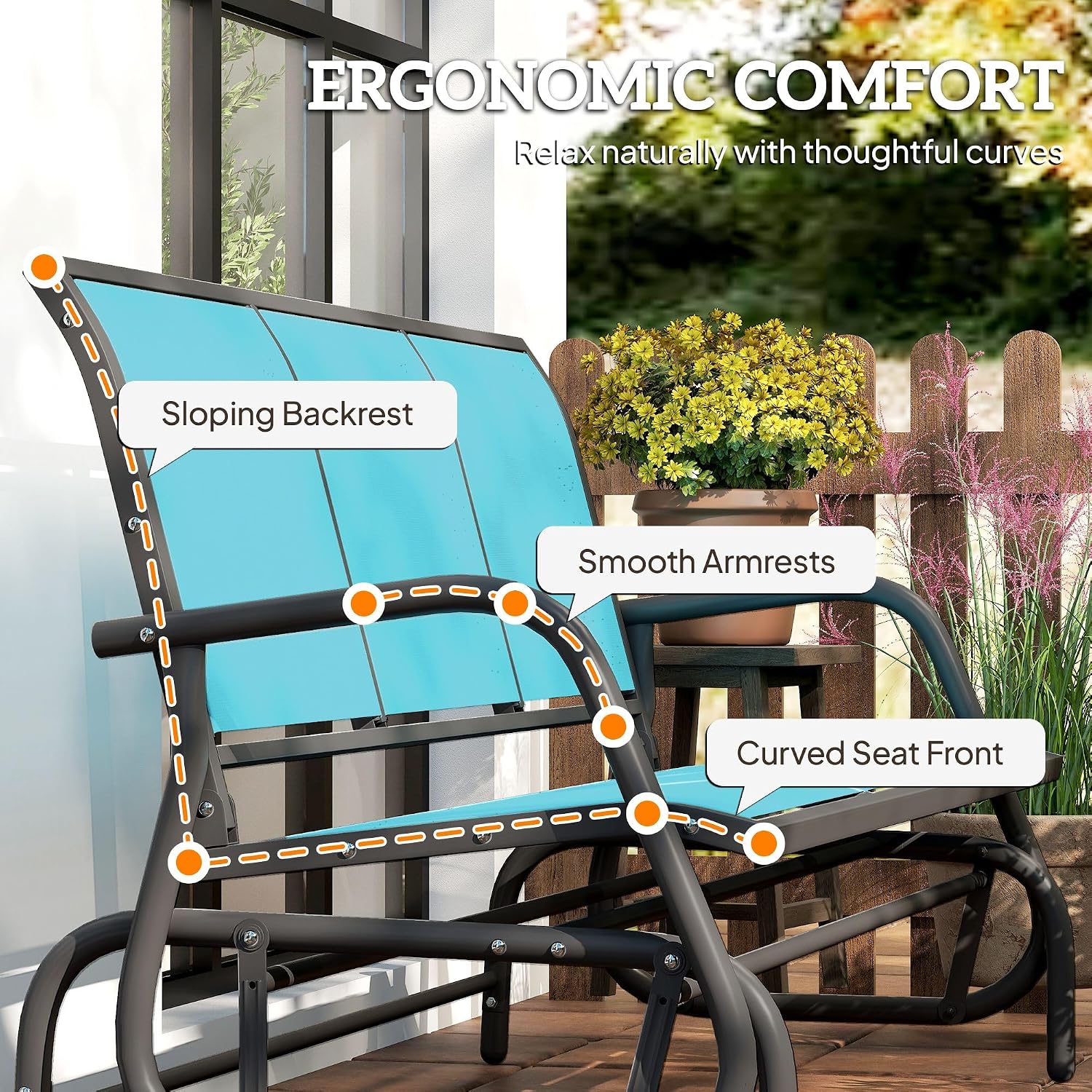 Outdoor Glider Bench