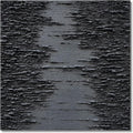 NANKAI Art Hand-Painted Thick Texture Black Canvas Art 24x24 inch Abstract Oil Home Wall Art Deco Painting