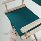 American Trails Extra-Wide Premium 24" Director's Chair Natural Frame with Hunter Green Canvas, Counter Height