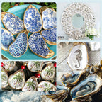 15PCS Oyster Shells 5"-6" Concave Oyster Shells for Crafts Natural Oyster Shells Bulk, for Home Vase Filler, Xmas Ornaments, DIY Arts and Crafts Sea Shells