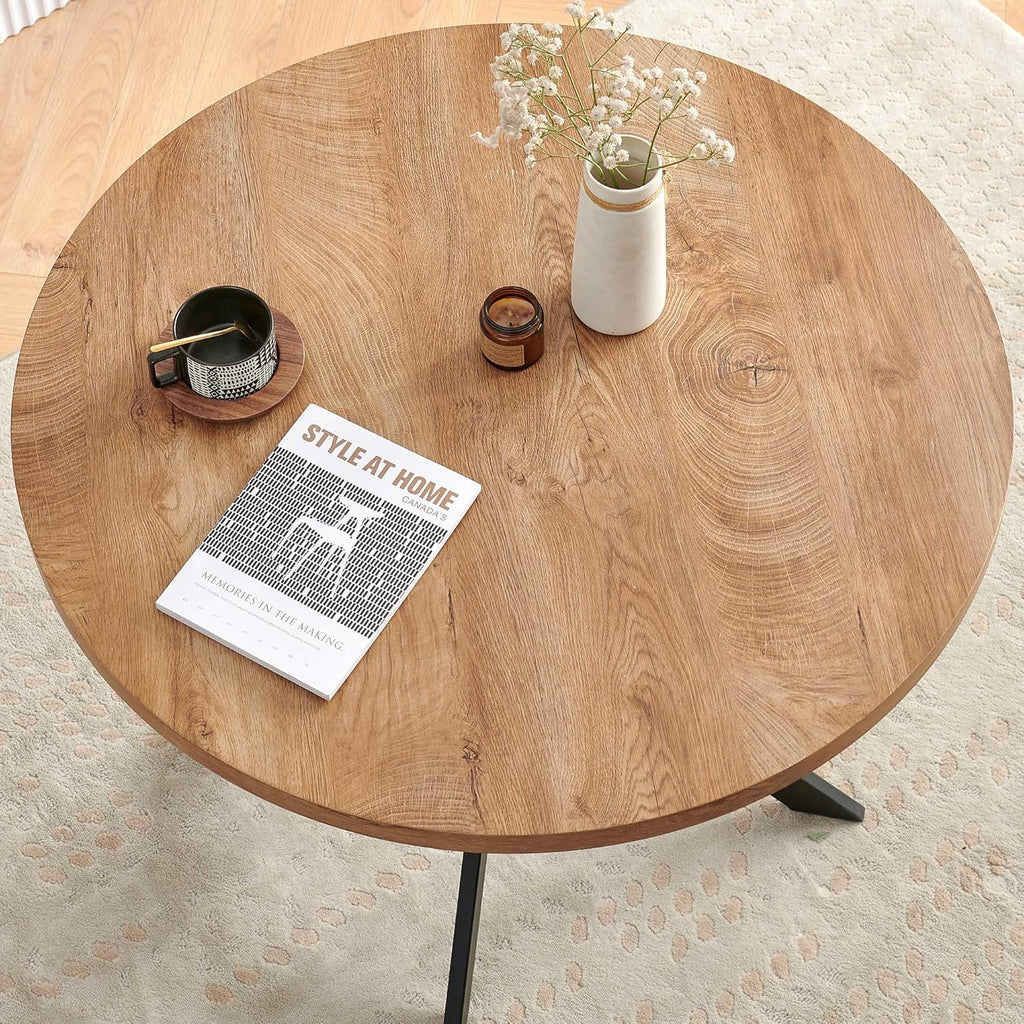 Homedot Round Dining Table Set for 2 with Green Chairs, Modern Mid Century Kitchen Table Chairs Set for Dining Room, 37-Inch Circle Dining Set with Upholstered Chairs for Apartment/Restaurant