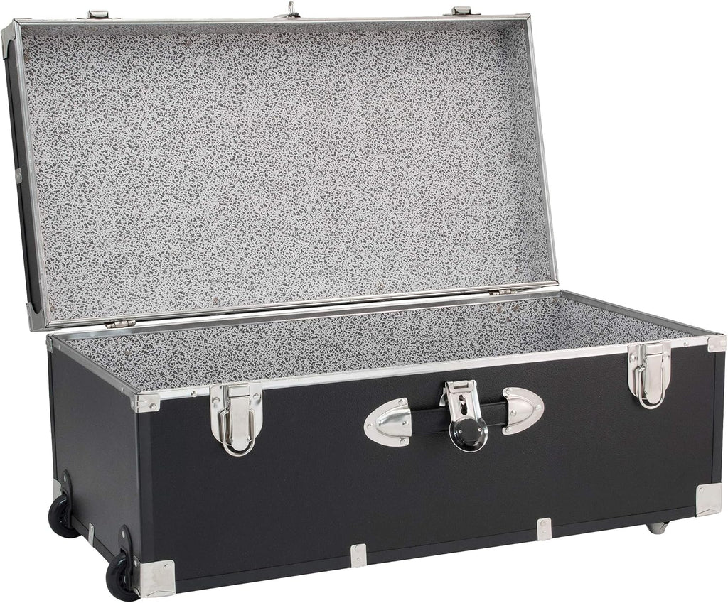 Seward Explorer 30" Trunk with Wheels & Lock, Black