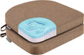 Nordjager Chair Pads for Dining Chairs, Chair Cushions 2 Piece, 17"x 16"x 2.5" Memory Foam Seat Cushions with Ties and Removable Cover