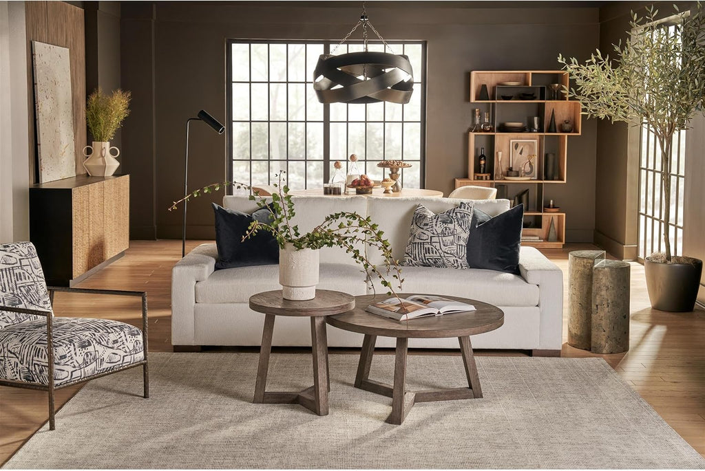 Universal Furniture Muse Bunching Table Small in Washed Charcoal