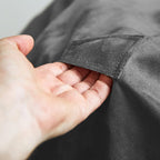 Lumaland Luxurious 3ft Medium Bean Bag Chair with Microsuede Cover - Soft, Foam Filling, Washable Bean Bag Sofa for Adults, Teenagers, Kids, Pets - Sack Chair for Living Room, Bedroom - Dark Grey