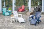 Signature Design by Ashley Sundown Treasure Outdoor Patio HDPE Adirondack Chair, Light Brown