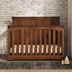 Child Craft Redmond Full Panel Crib, Dresser and Chest Nursery Set, 3-Piece, Includes 4-in-1 Convertible Crib, Dresser and Chest, Grows with Your Baby (Coach Cherry)