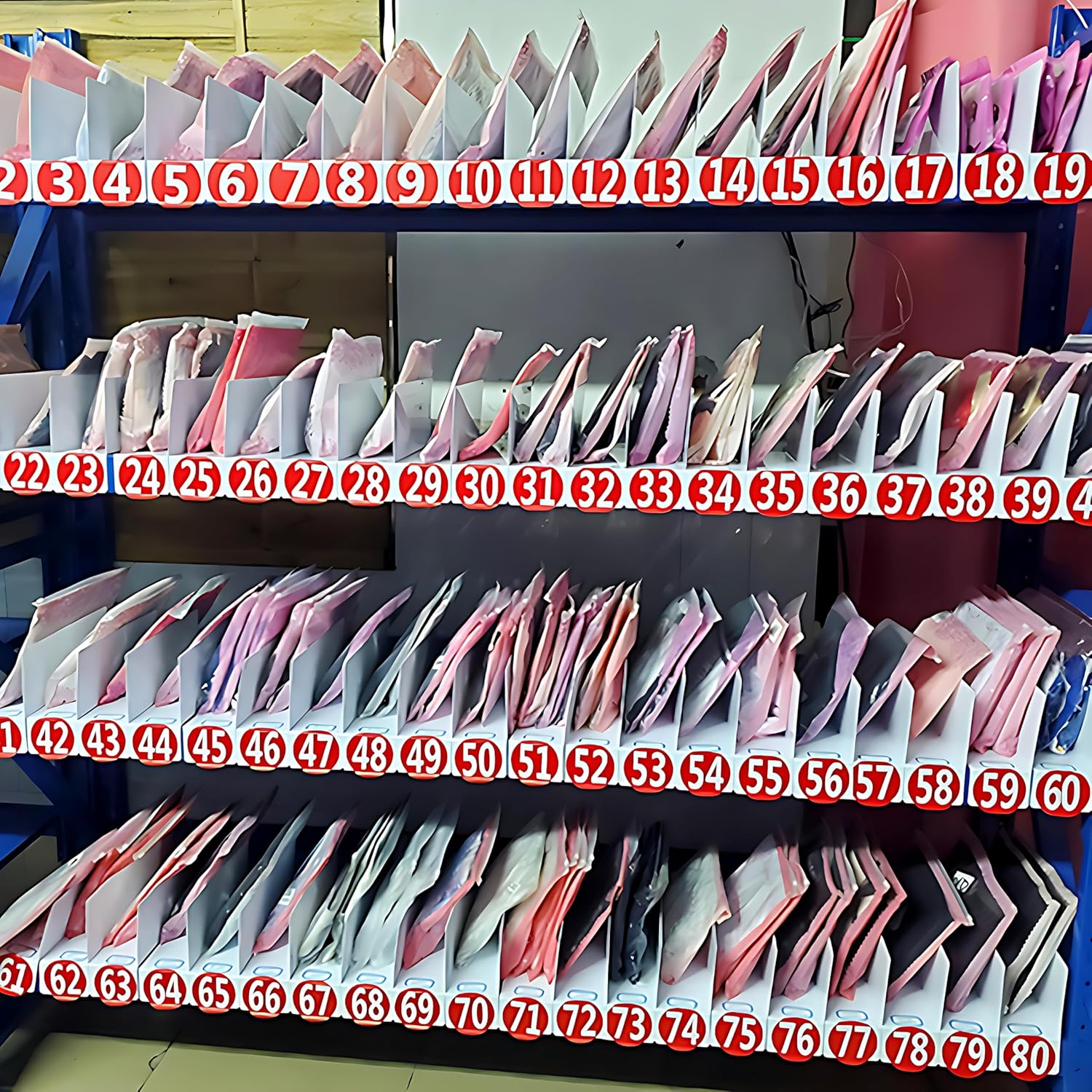 20 Pcs 30 * 12CM 1MM Separator Shelf Dividers Warehouse Shelf Isolation Board PVC Shelf Label for Supermarket Clothing Cabinet Storehouse Shelf, White