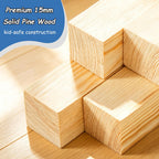 Montessori Kids Bookshelf, Double Sided Book Shelf with Safe Wheels, Large Storage Drawer & Thick Solid Pine Wood, Nursery Book Shelves for Kids Rooms, Kids Bookshelf and Toy Storage