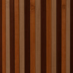 6 ft. Tall Bamboo Wave Screen - Triple Espresso