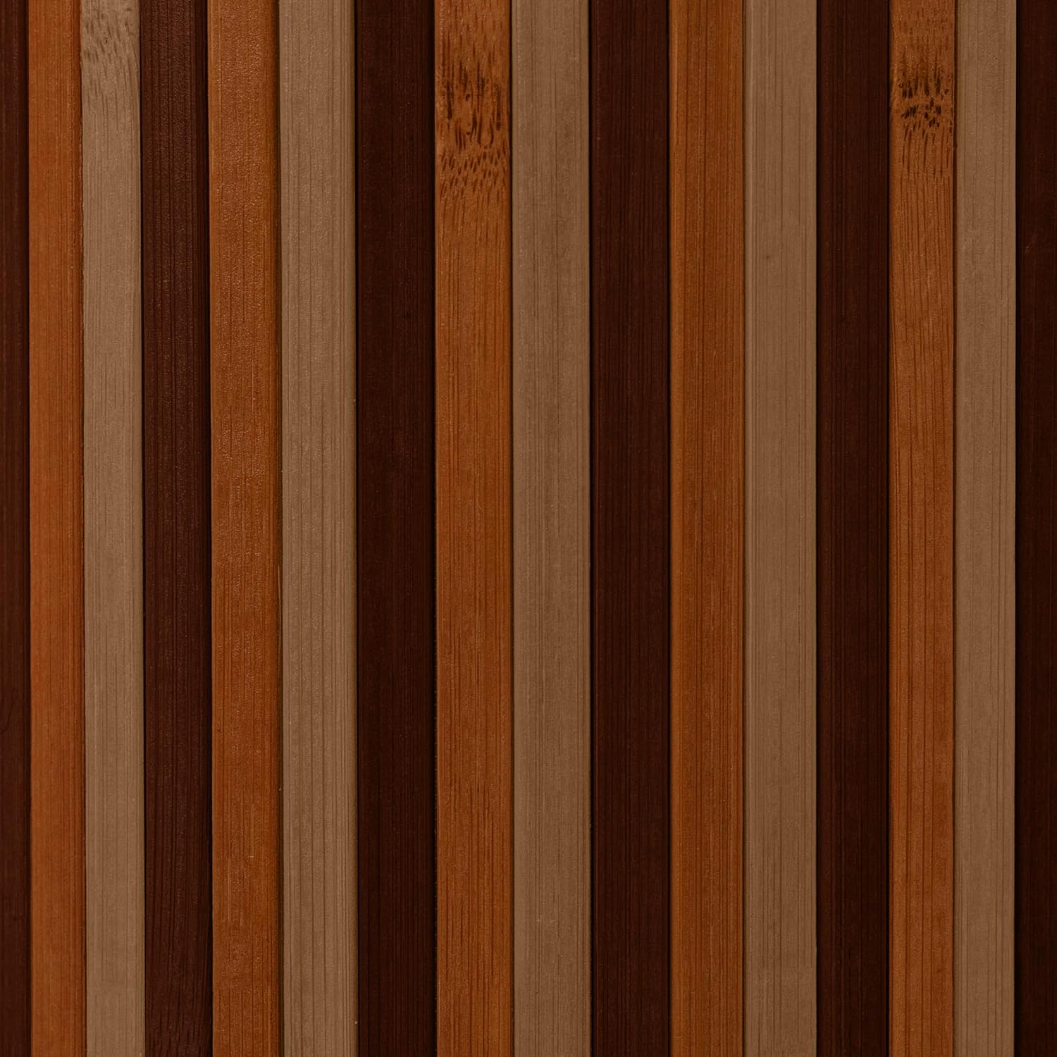 6 ft. Tall Bamboo Wave Screen - Triple Espresso
