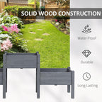 Ergonomic Three-Tier Raised Garden Bed for Vegetables and Herbs