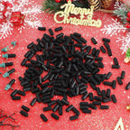 Zonon 200 Pieces No Glow Caps Christmas Glass LED Glow Plug Cap Light Black Out Cover for Christmas Lights(5 x 13 mm)