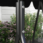 3 Person Outdoor Porch Swing with Canopy