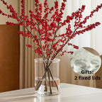 Tall Modern Clear Acrylic Cylinder Flower Vase 4x12 Inch Set of 2 | High Transparency, Unbreakable, Lightweight, Easy To Clean, for Arrangement, Home Decor, Wedding Centerpiece