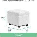 Evolur Aria Upholstered Plush Seating Glider Swivel with Ottoman in Fog Grey, Greenguard Gold Certified Modern Nursery Chair with Side Pockets, Tool-Free Assembly, Easy to Clean