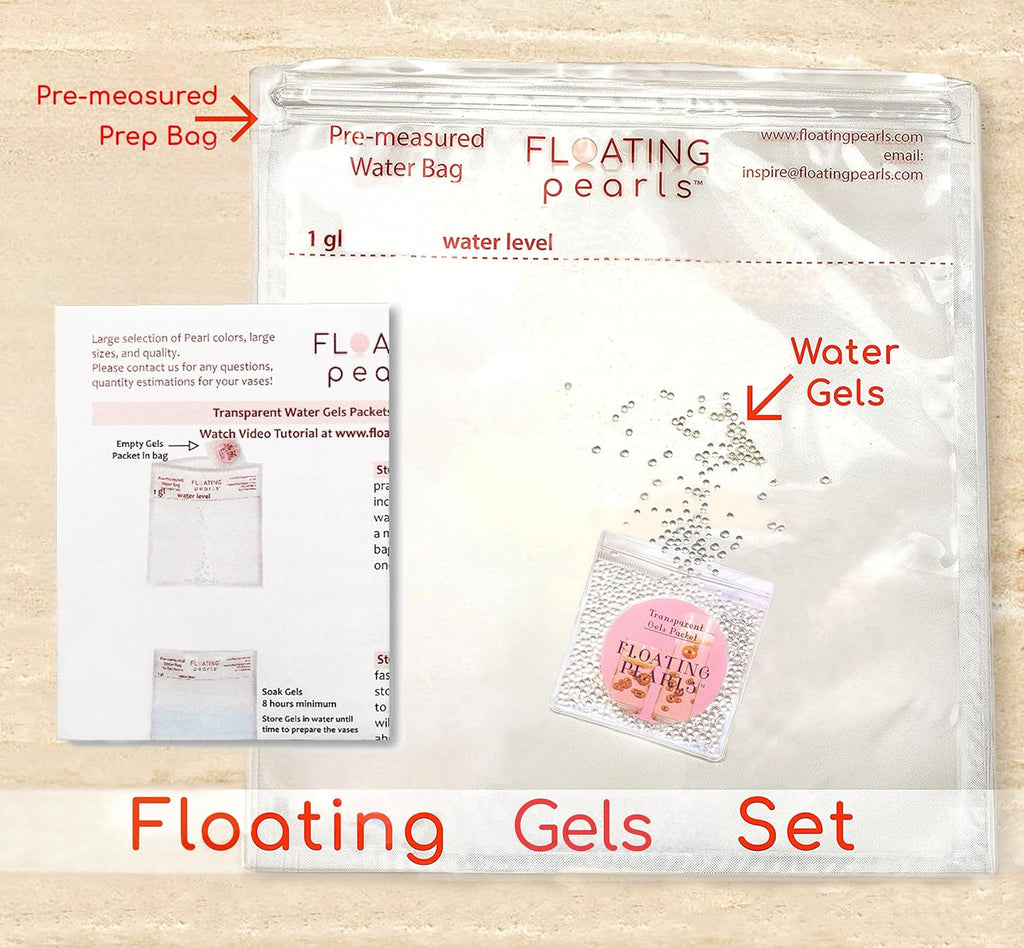 50 Floating Christmas Red and Green Candy Canes Peppermints Lollipops Pearls Vase Decorations-Large Sizes-Fills 4 Medium Size Vases (Not Included)-with Measured Floating Gels Kit