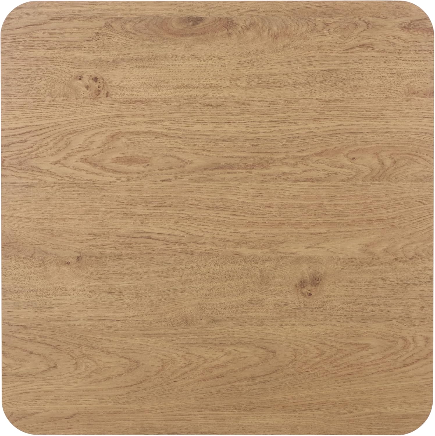 SAFAVIEH Home Collection – Kiyoshi Square Accent Table, Oak Finish & Black Metal Legs, Modern Accent Table for Living Room or Bedroom (ACC3600A)