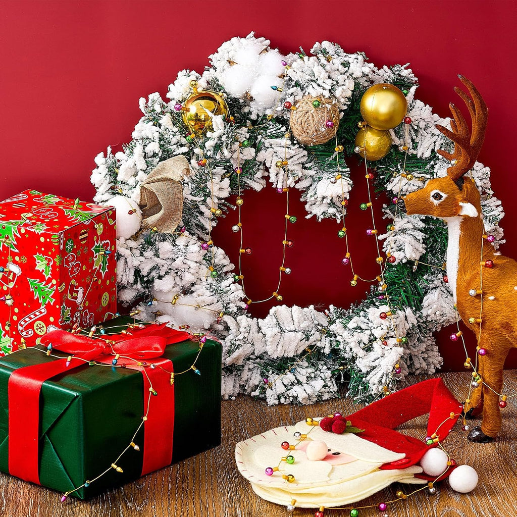 Tuanse 65.6 ft Dollhouse Fake String Lights Decorations Miniature Light String Crafts for Doll House Furniture Accessories Wedding Party Decor(Popular)