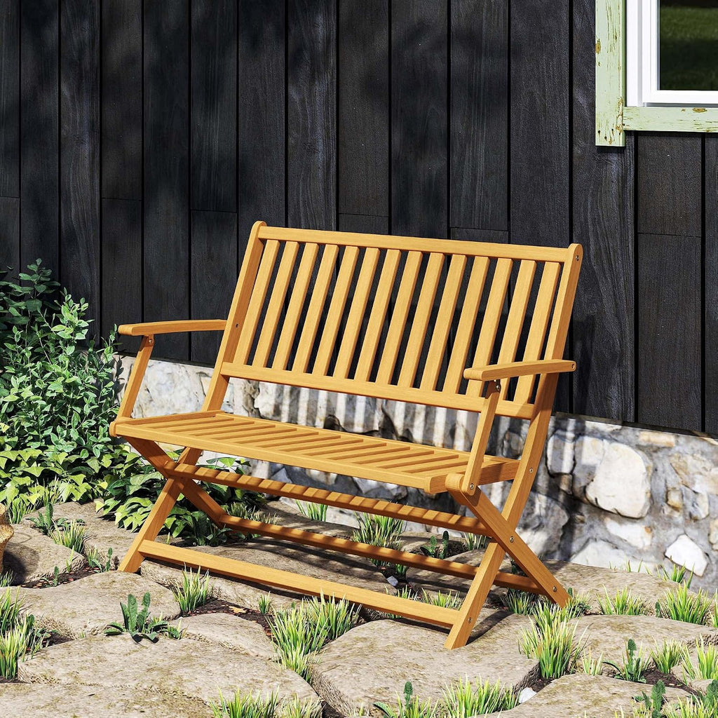 Acacia Wood Garden Bench