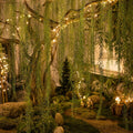 68.9ft Artificial Hanging Willow Vines Greenery Jungle Theme Decor for Woodland Forest Safari Party, Classroom Home Garden Wall Indoor Outdoor DIY Decoration