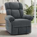 Korser Recliner Chair for Living Room, Manual Recliner with Thick Upholstered & Side Pockets, Small Recliner for Small Spaces, Lounge Chair for Nursery Bedroom Apartment RV, Chenille