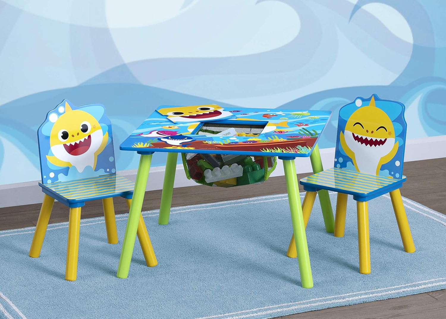 Baby Shark Table and Storage Bundle