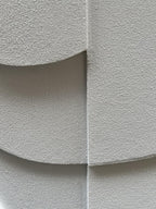 NANKAI Art Hand-Painted Three-Dimensional White Texture Art Modern Minimalist Decorative Oil Painting for Home, Office, Corridor and Wall Decoration 36x24 Inches (with Solid Wood Exterior Frame)