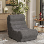 Homall Bean Bag Chair for Adults Memory Foam Bean Bag Chairs, Fireside Chair Comfy Lazy Floor Sofa, Recliner Sofa for Living Rooms and Bedrooms (Grey)