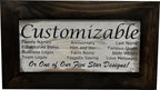 Bellewood Designs Customizable Gun Cabinet Wall Decoration - Personalized Gun Safe To Securely Store Your Gun In Plain Sight