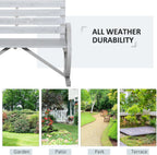 Wooden Wagon Wheel Bench