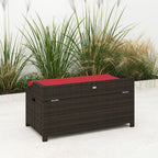 Outdoor Storage Bench with Cushion