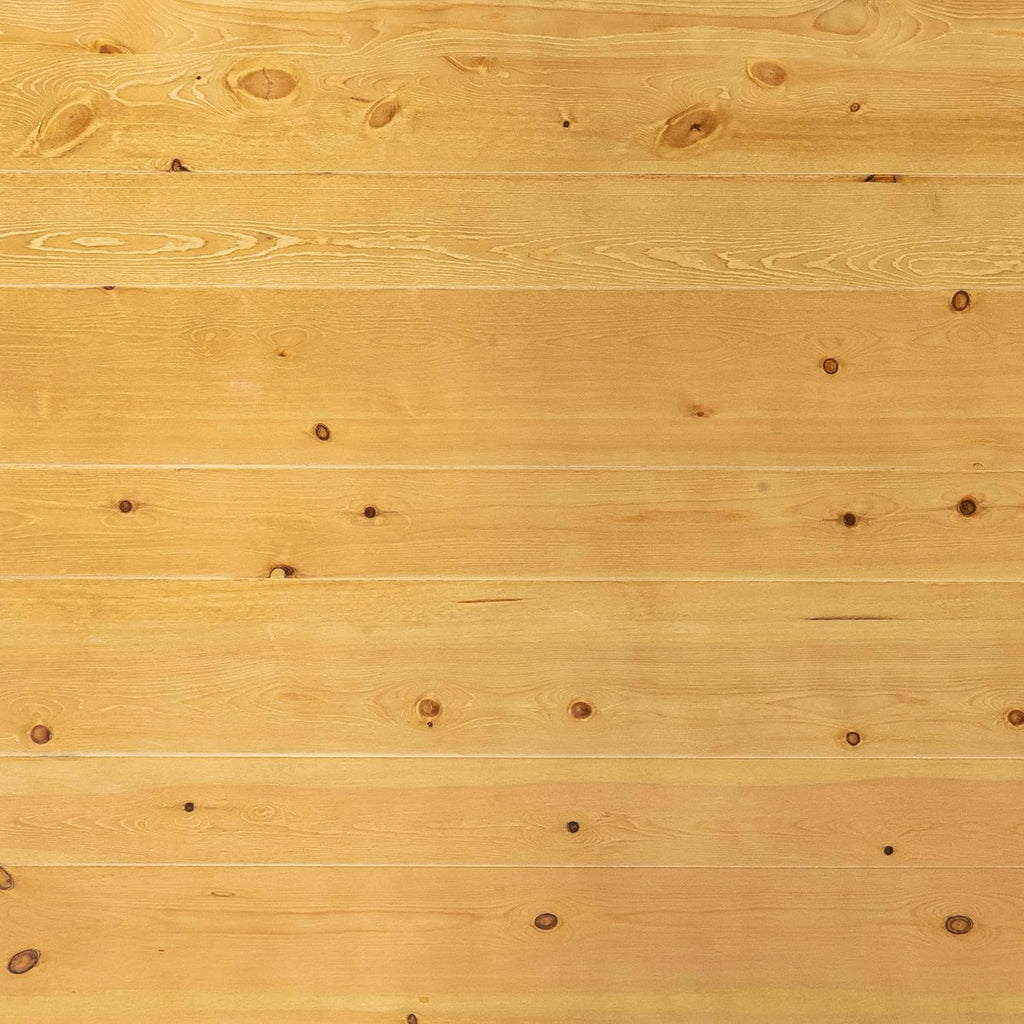 Taylor & Logan Ingles 8' x 12'' Antique Rustic Light Natural Solid Pine Folding Farm Bench with 3 Legs