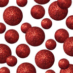 Red Glitter Foam Balls for Crafts, 625 Count Vase Filler Decorative Balls, Sparkly Table Scatter Decorations for Christmas, Valentine’s Day, Weddings, Parties & DIY Centerpieces, 3/8" to 3/4"