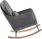 Delta Children Rocker Ella, Stone Grey
