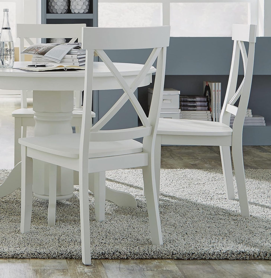 homestyles Warwick Off-White Dining Chair Pair