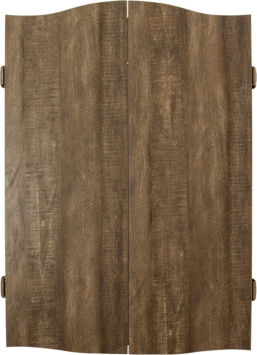 DMI Sports MI Sports Brown CricketPro Dartboard Cabinet | Designed for Arachnid 15.5” CricketPro 900, 800, 750, 650 Electronic Dartboards | Does Not Include Dartboard