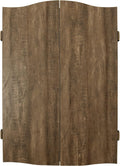 DMI Sports MI Sports Brown CricketPro Dartboard Cabinet | Designed for Arachnid 15.5” CricketPro 900, 800, 750, 650 Electronic Dartboards | Does Not Include Dartboard