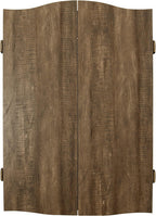 DMI Sports MI Sports Brown CricketPro Dartboard Cabinet | Designed for Arachnid 15.5” CricketPro 900, 800, 750, 650 Electronic Dartboards | Does Not Include Dartboard