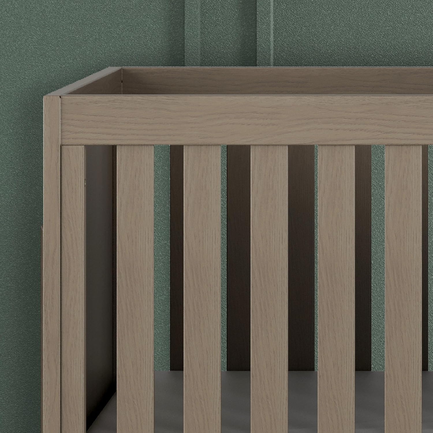 Child Craft Kieran Crib, Dresser, and Chest Nursery Set, 3-Piece, Includes 3-in-1 Convertible Crib, 6-Drawer Dresser, and Chest, Grows with Your Baby (Crescent Gray)