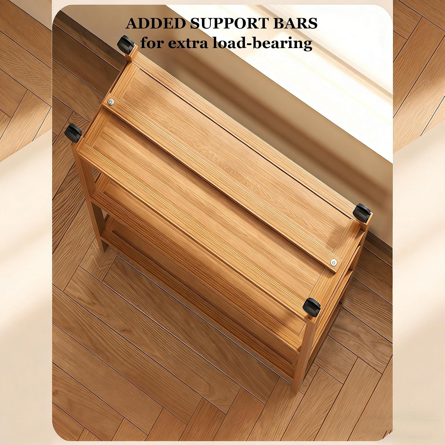 Rattan Side Table with Universal Wheels,Vintage Style Movable Coffee Table, Small Sofa End Table,for Living Room Kitchen Bar Bedroom Office Bathroom