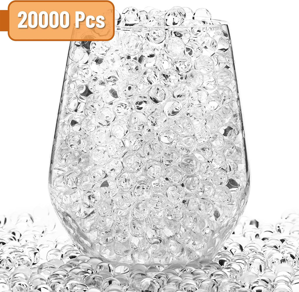 Mr. Pen- Clear Beads for Vases, 20000 pcs, Non Toxic | Transparent Vase Filler, Christmas Decoration, Wedding Centerpiece, Floating Candles, Floral Decoration