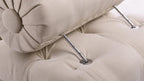 Jennifer Taylor Home Lewis Bolster Bench, Sky Neutral