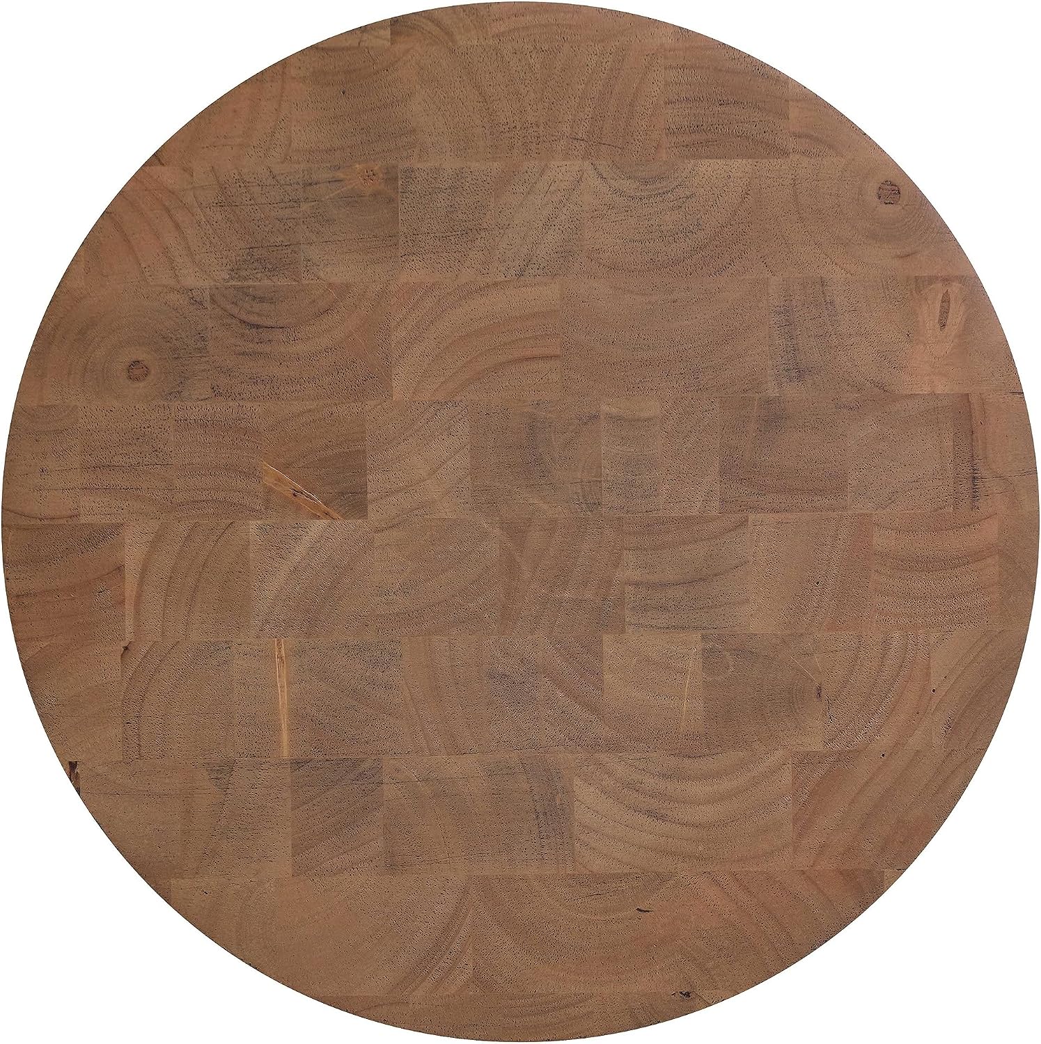First of a Kind Accent Table in Cognac Rubberwood