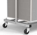 Simple Houseware 3 Bags Laundry Sorter with Extensible Clothes Hanging Rod