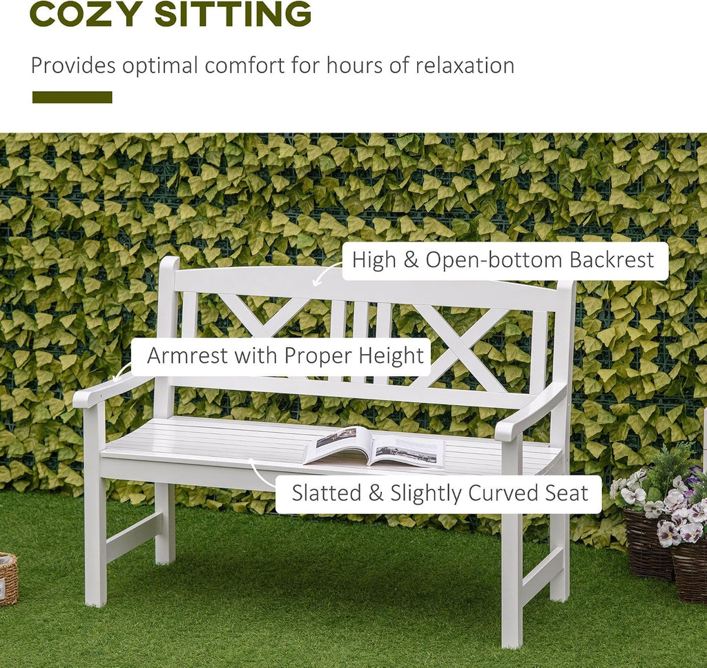 Rustic Style Wooden Bench
