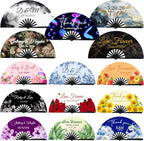 Personalized Line Dance Popping Fan personalized hand fans Custom Decorative Folding Fans with Picture Text for Wedding (1)