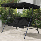 3 Person Outdoor Porch Swing with Canopy
