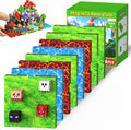 Magnetopia 8PCS Magnetic Blocks Base Plate, 4" x 4" Powerful Magnetic Building Block Base Plates for Kids, Magnet Toys, STEM Learning Sensory Toys, Birthday Gifts for Boys & Girls Ages 3+